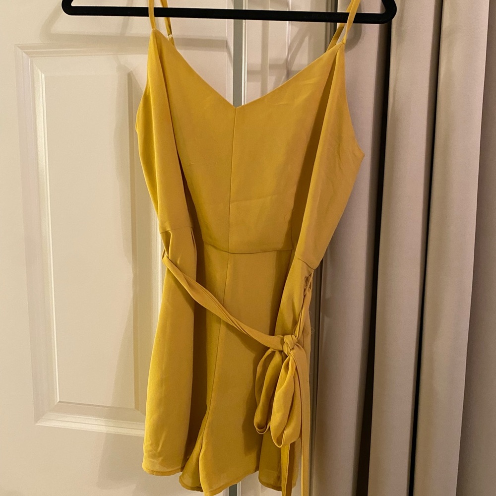 Gold romper